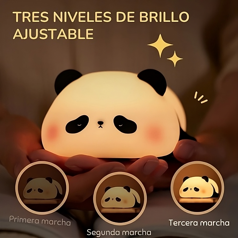 LUZ DE NOCHE LED DE PANDA